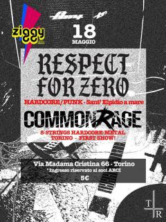 Respect for ZERO + Commonrage (FIRST SHOW EVER) at ZYGGY CLUB