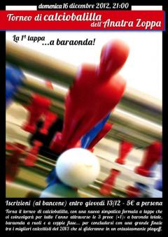 Torneo di calciobalilla dell'Anatra Zoppa