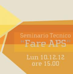 Seminario tecnico "Fare APS" - Verbania - associazioni di promozione sociale || Lunedì 10 dicembre 2012