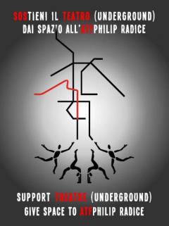 Parata con trampolieri, musicisti,giocolieri e allievi Atelier Teatro Fisico // Torino, domenica 21 Aprile