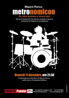 11/12: Metronomicon - Storie di batteristi @Casseta Popular di Grugliasco