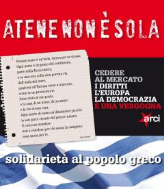 Atene non è sola. La solidarietà dell'Arci al popolo greco