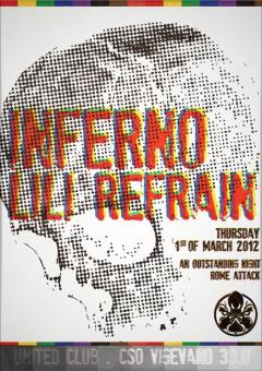 The Strange Flowers e Inferno + Lili Refrain in concerto allo United Club