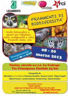 Mostra "Frammenti di biodiversità" a La Cadrega 
