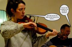 Musettes in duo con il violino di Cécile Delzant @B-locale
