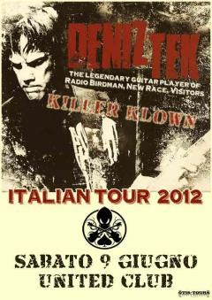 Deniz Tek's Golden Breed (Radio Birdman, Australia, rock) + Killer Klown in concerto allo United Club
