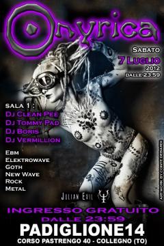 ONYRICA summer time - sabato 7 Luglio @PADIGLIONE 14