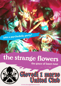 The Strange Flowers e Inferno + Lili Refrain in concerto allo United Club