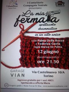 LA MIA FERMATA spettacolo drammatico in un atto al Garage Vian