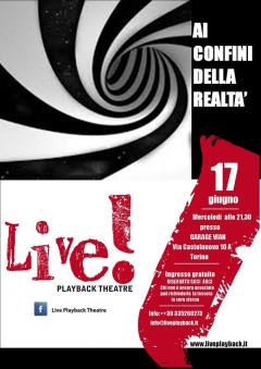 LIVE! PLAYBACK THEATRE al Garage Vian