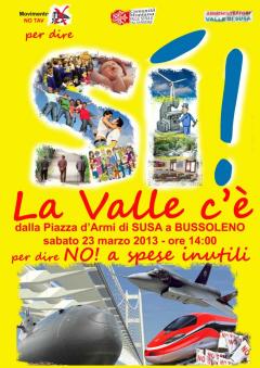 ARCI partecipa alla manifestazione NoTav del 23 marzo SUSA > BUSSOLENO