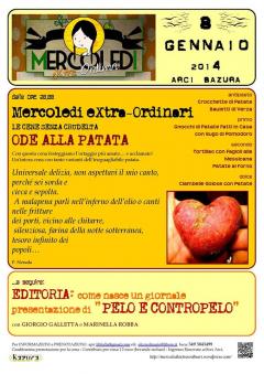 MERCOLEDì eXtra-Ordinario al Bazura