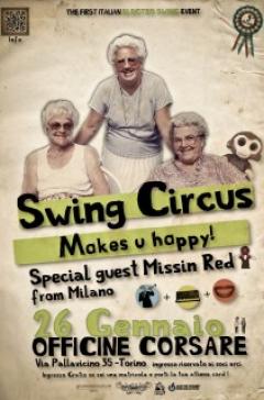 Swing Circus makes u happy! alle Officine Corsare 