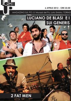 Luciano de Blasi e i Sui Generis + 2 Fat Men al Magazzino sul Po