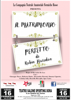 Il Matrimonio Perfetto, di Robin Hawdon