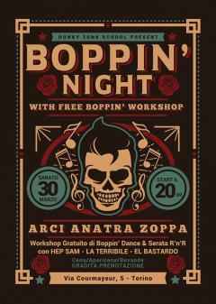 Boppin' night! Free Boppin' Dance workshop and party!