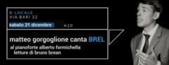 Gorgoglione canta Brel - concerto di Natale