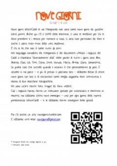 Mostra del mese: “9 Giorni” al Margot