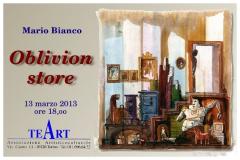 Mostra "Oblivion store" di Mario Bianco organizzata da Teart