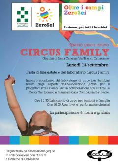 14/09 Festa di fine estate e del laboratorio Circus Family @Orbassano 