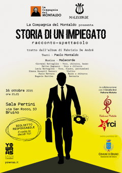 16/10: "Storia di un impiegato" @ Bruino 