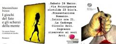 Presentazione Romanzo - Autore Massimiliano Irenze - 24/03