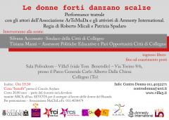 "LE DONNE FORTI DANZANO SCALZE" - Giornata Internazionale della Donna a Collegno