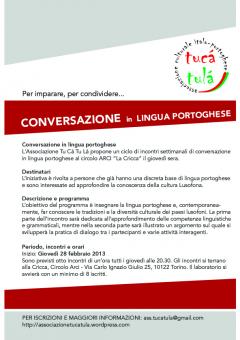 Conversazioni in lingua portoghese a cura di Tu-Cá-Tu-Lá