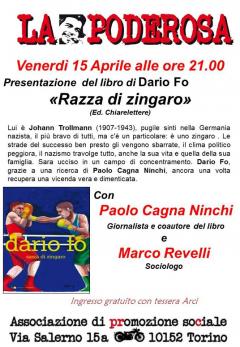 Presentazione del libro "razza di zingaro" a La Poderosa