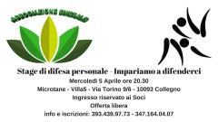 Impariamo a difenderci - stage di difesa personale