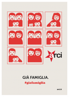 Arci lancia la campagna #giafamiglia