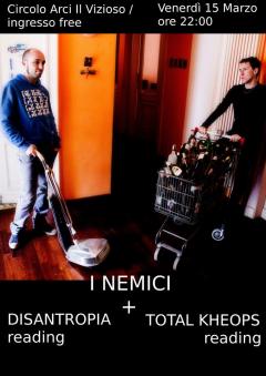 I Nemici + Disatropia Reading + Total Kheops al Circolo Vizioso