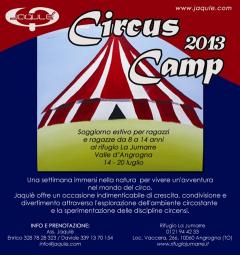 CIRCUS CAMP 2013 // dal 14 al 20 Luglio