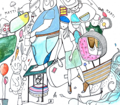 Mostra d'arte di Martina Guidi al Circolo Sud