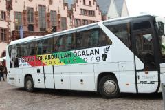 Il bus “Libertà per Öcalan” in arrivo in Italia