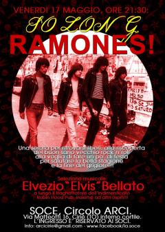 So long, Ramones! selezione musicale di Elvezio “Elvis” Bellato // Venerdì 17 Maggio @Soce
