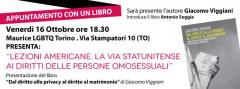 Presentazione del libro: “Dal diritto alla privacy al diritto al matrimonio" al Maurice