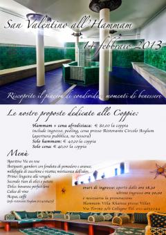 San Valentino 2013 // Hammam più Cena afrodisiaca