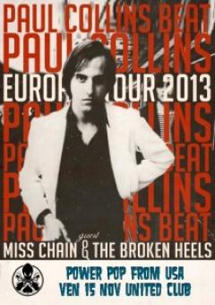 PAUL COLLINS BEAT + Miss Chain & The Broken Heels allo United Club