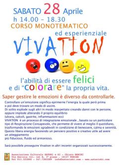 Seminario di Vivation e trasformazione delle emozioni a cura di Satori e Ki