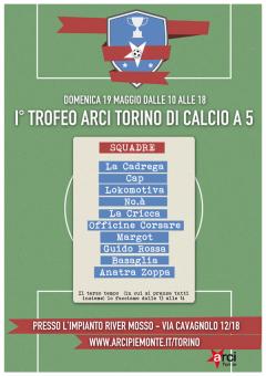 Primo torneo di calcio a 5 organizzato da Arci Torino