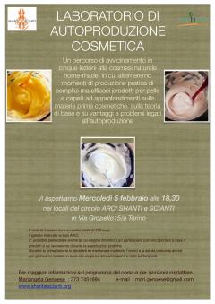 Laboratorio di autoproduzione cosmetica da Shanti e Scianti