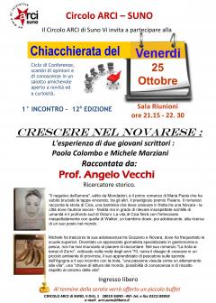 La chiacchierata del venerdì - "Crescere nel novarese"