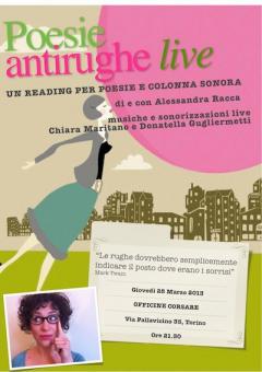 Poesie antirughe live - reading alle Officine Corsare 