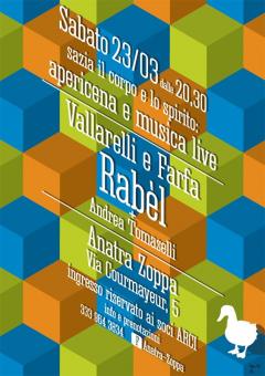 Rabèl + Andrea Tomaselli live all'Anatra Zoppa