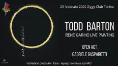 Todd Barton, Gabriele Gasparotti, Irene Garino (live painting)