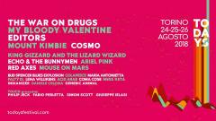 TOdays Festival. 24-25-26 agosto 2018 / Torino (Italy)