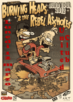 Burning Heads + The Rebel Assholes allo United Club