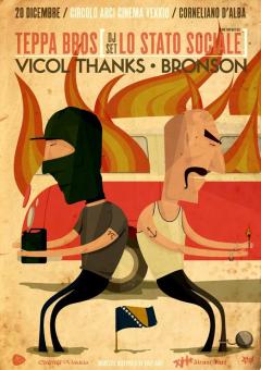 TEPPA BROS lo stato sociale DJ SET | VICOL THANKS | BRONSON_VEN 20 DIC @ Cinema Vekkio_Corneliano d'Alba (CN) 