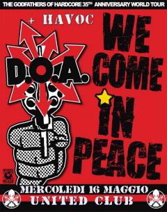 D.O.A. + Havoc in concerto allo United Club